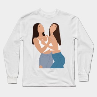 Charli and Dixie Damelio Long Sleeve T-Shirt